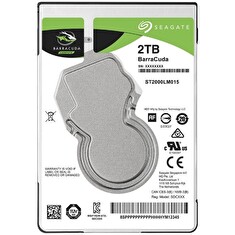 Seagate BarraCuda 2.5" HDD, 2TB, 2.5", SATAIII, 128MB cache, 5.400RPM