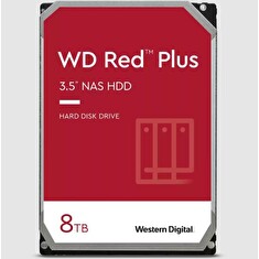 WD RED PLUS NAS WD80EFPX/8TB/3.5"/256MB cache/5640 RPM/215 MB/s/CMR