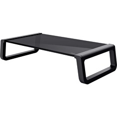 TRUST MONTA GLASS MONITOR STAND BLK