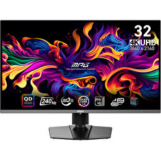 MSI MPG/321URX/31,5"/QD-OLED/4K UHD/240Hz/0,03ms/Black/2R