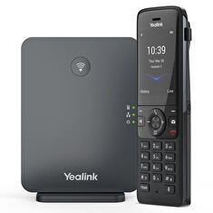 Yealink W78P, IP DECT báze+ručka, PoE, 2,4" bar.disp., až 10 ruček