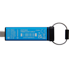 Kingston IronKey Keypad 200C/512GB/USB 3.2/USB-C/Modrá