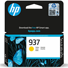 HP 937 ink. náplň žlutá, 4S6W4NE