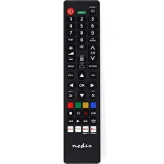 Nedis TVRC45PASHBK - Náhradní Dálkový Ovladač | Panasonic / Sharp TV | Předprogramovaný | Černá