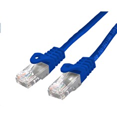 C-TECH Kabel patchcord Cat6, UTP, modrý, 0,25m