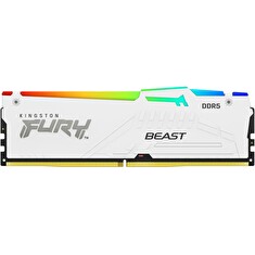 Kingston FURY Beast DDR5 32GB (Kit 2x16GB) 6000MT/s DIMM CL30 RGB EXPO White