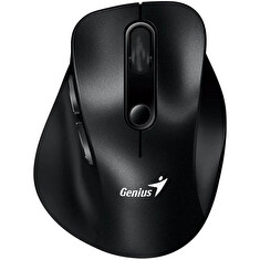 Genius Ergo 9000S/Ergonomická/Optická/Pro praváky/2 400 DPI/Bezdrátová USB + Bluetooth/Černá