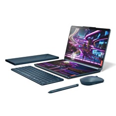 Lenovo YOGA BOOK 9 13IRU8 Ultra 7 155U/32GB/SSD 1TB/2x 13,3"/OLED/touch/400nitů/PERO/BT KBRD/B&W audio/WIN11 PRO/zelená
