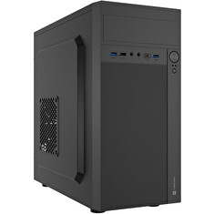 Počítačová skříň Natec HELIX USB-C/Micro ATX/Černá
