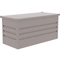 Zahradní box G21 Denver 400 L, šedý plechový