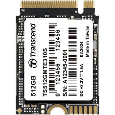 TRANSCEND MTE310S 512GB SSD disk M.2 2230, NVMe PCIe Gen4 x4, 3D TLC, DRAM-less, 3300MB/s R, 1700MB/s W