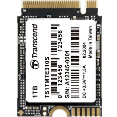 Transcend MTE310S 1TB SSD disk M.2 2230, NVMe PCIe Gen4 x4, 3D TLC, DRAM-less, 5000MB/s R, 3500MB/s W