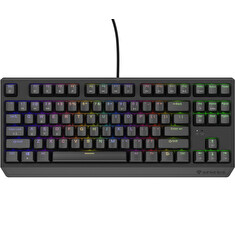 Genesis herní klávesnice THOR 230/TKL/RGB/Outemu Brown/Drátová USB/US layout/Černá