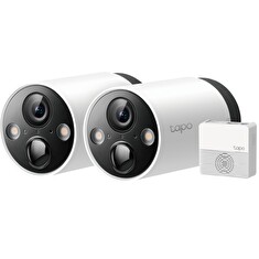 TP-Link Tapo C420S2 - 2×Tapo C420, 1×Tapo H200 - Venkovní IP kamery na baterii, WiFi, 2K QHD (2560 × 1440 px) 113° ONVIF