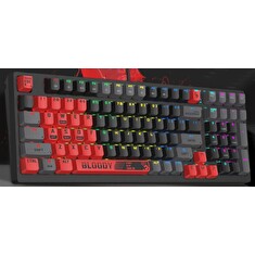 A4tech Bloody S98 Sports mechanická herní klávesnice,RGB podsvícení, Red Switch, USB, CZ, černá/červená