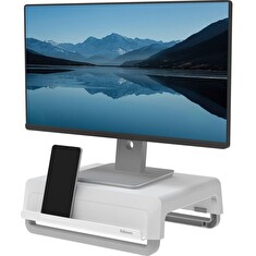 Stojan Fellowes BREYTA, pod monitor, 3 pozice, bílý