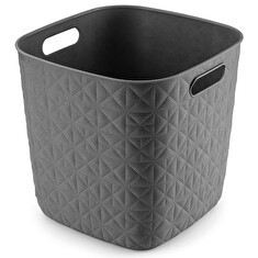 Box Curver Softex Cube 15 l tmavě šedý