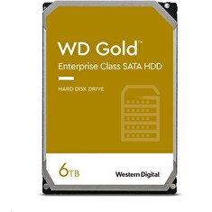 WD GOLD WD6004FRYZ 6TB SATA/ 6Gb/s 256MB cache 7200 ot., CMR, Enterprise