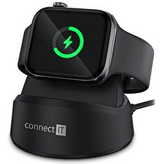 CONNECT IT WatchCharger bezdrátová nabíječka kompatibilní s Apple, ČERNÁ