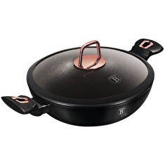 Pánev Berlingerhaus Wok s poklicí 30 cm Black Rose Collection BH-7112