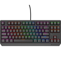 Genesis herní bezdrátová klávesnice THOR 230 Lite/Drátová USB/US layout/Černá