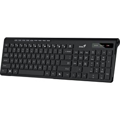 Genius Slimstar 7230 Klávesnice, bezdrátová, 2,4GHz, mini USB přijímač, CZ+SK layout, Copilot klávesa, černá