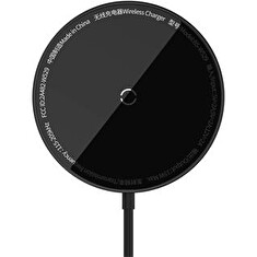 Baseus Simple Mini3 Magnetická Bezdrátová Nabíječka 15W Black