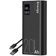 OBAL:ME EnergyPulse Powerbanka 20000mAh 22.5W Black