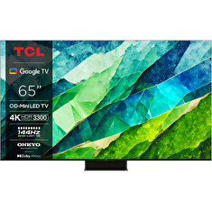 TCL 65C855 SMART TV 65" QLED/4K UHD/Mini LED/4xHDMI/144Hz/2xUSB/LAN/GoogleTV