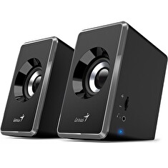 Genius repro SP-U125, přenosné Reproduktory, 2.0, 3W, USB napájení, 3,5mm jack, šedo-černé