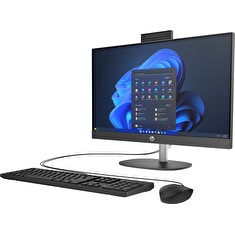 HP ProOne 245 G10 AiO 23.8 NT/Ryzen 3 7320U/8 GB/512 GB/Win 11 Home/bílá