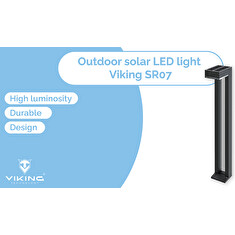 Venkovní solární LED světlo Viking SR07 - 2ks