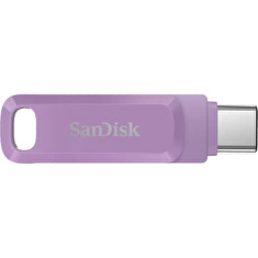 SanDisk Ultra Dual Drive Go/256GB/USB 3.2/USB-A + USB-C/Fialová