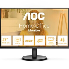 AOC/U27B3M/27"/VA/4K UHD/60Hz/4ms/Black/3R