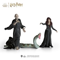 Hračka Schleich Harry Potter - Lord Voldemort, Nagini a Bellatrix Lestrangeová