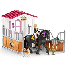 Hračka Schleich Stáj s koněm klubová, Tori + Princess