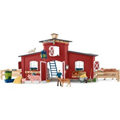 Hračka Schleich Velká stodola se zvířaty a příslušenstvím