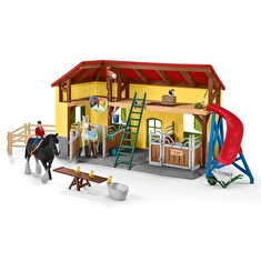 Hračka Schleich Stáj pro koně s příslušenstvím