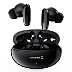 SWISSTEN BLUETOOTH TWS SLUCHÁTKA SONIC ČERNÁ