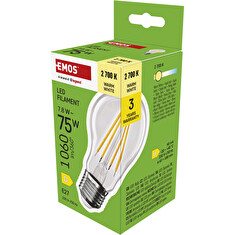 EMOS LED FLM A60 7,8W(75W) 1 060lm E27 WW