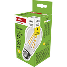 EMOS LED FLM A60 7,8W(75W) 1 060lm E27 NW