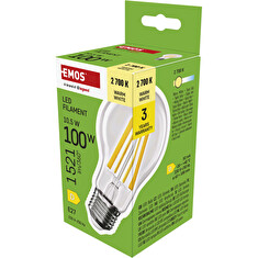 EMOS LED FLM A60 10,5W(100W) 1521lm E27 WW