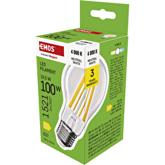 EMOS LED FLM A60 10,5W(100W) 1521lm E27 NW