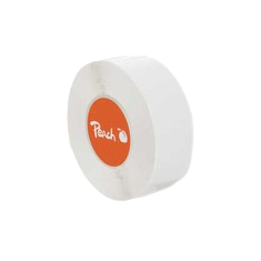 PEACH PE101 - štítky, 14x40mm, 180ks, termální syntetický papír, bílá