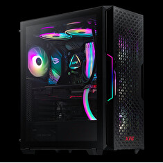 Adata XPG STARKER AIR/Midi Tower/Transpar./Černá