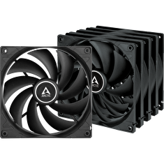 ARCTIC F14 Value Pack (Black) - ARCTIC F14 Case Fan - 140mm case fan low noise - Pack of 5pcs