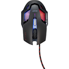 Acer NITRO GAMING MOUSE II - herní myš optická, max. 7200dpi (6 úrovní - 800-7200), 7 typů podsvícení, 6 tlačítek
