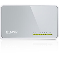 TP-Link switch TL-SF1008D, 8x 10/100Mb/s RJ45, fanless