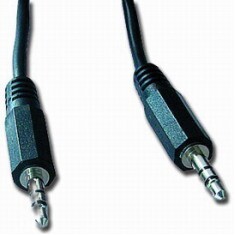 Kabel přípojný jack 3,5mm M/M, 1,2m, audio