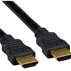 Kabel HDMI-HDMI 10m, 1.4, M/M, stí, zl. kontakty